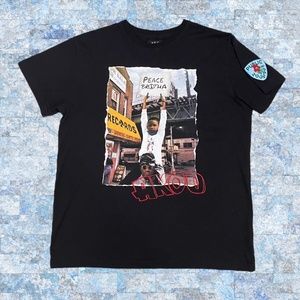 Vintage Akoo "Red Peace" t-shirt